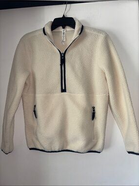 Splits59 Off White Fleece Pullover